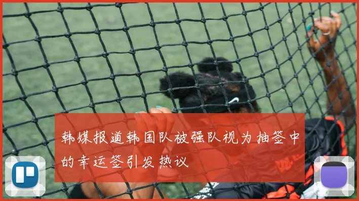 韩媒报道韩国队被强队视为抽签中的幸运签引发热议